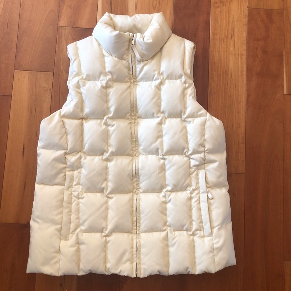 Gap Down Puffer Vest Ivory - Picture 1 of 14